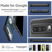 Spigen Tough Armor Case - хибриден кейс с най-висока степен на защита за Google Pixel 8 Pro (тъмносив) 15