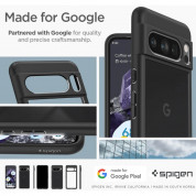 Spigen Ultra Hybrid Case - хибриден кейс с висока степен на защита за Google Pixel 8 Pro (черен-прозрачен) 14