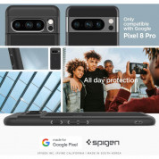 Spigen Ultra Hybrid Case - хибриден кейс с висока степен на защита за Google Pixel 8 Pro (черен-прозрачен) 9