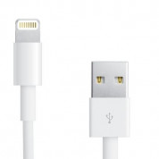 Apple Lightning to USB Cable 1m. - оригинален USB кабел за iPhone, iPad и iPod (1 метър) (bulk) (reconditioned) 1