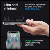 Spigen Ultra Hybrid Case - хибриден кейс с висока степен на защита за iPhone 15 Pro Max (прозрачен-матиран) 12