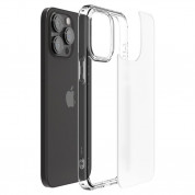 Spigen Ultra Hybrid Case - хибриден кейс с висока степен на защита за iPhone 15 Pro Max (прозрачен-матиран) 7