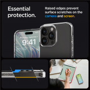 Spigen Ultra Hybrid Case - хибриден кейс с висока степен на защита за iPhone 15 Pro Max (прозрачен-матиран) 11