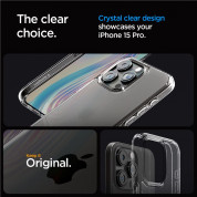 Spigen Ultra Hybrid Case - хибриден кейс с висока степен на защита за iPhone 15 Pro Max (прозрачен-матиран) 9