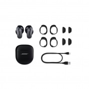 Bose QuietComfort Ultra Active Noise-Cancelling TWS Earphones - безжични блутут слушалки със зареждащ кейс (черен) 9
