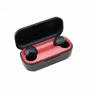 Kappa TWS Bluetooth Earphones - безжични блутут слушалки със зареждащ кейс (черен) 1