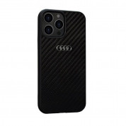 Audi Carbon Fiber Hard Case for iPhone 13, iPhone 13 Pro (black) 1