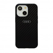 Audi Carbon Fiber Hard Case for iPhone 14 (black)