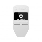 Trezor Model One - хардуерен портфейл за криптовалути (бял)