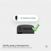 Trezor Model One - хардуерен портфейл за криптовалути (бял) 1