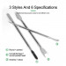 Relife RL-065 3-in-1 Opening Tool Kit - комплект професионални инструменти за отваряне и ремонтни дейности (сребрист) 3