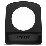 Spigen Night Stand S353 - силиконова поставка за Samsung Galaxy Watch 6, 6 Classic, Galaxy Watch 5, 5 Pro (черен) 8