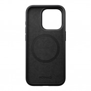 Nomad Modern Leather MagSafe Case - кожен (естествена кожа) кейс с MagSafe за iPhone 15 Pro Max (тъмнокафяв) 3