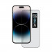 OBALME Tempered Glass Screen Protector 5D - обхващащо и ръбовете стъклено защитно покритие за дисплея на iPhone 14 Pro Max (черен-прозрачен) 1