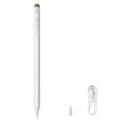 Baseus Smooth Writing Stylus With LED Indicators (Active Passive Version) (SXBC040002) for iPad Pro 12.9 (2018-2022), iPad Pro 11 (2018-2022), iPad Air 5 (2022), iPad Air 4 (2020) (white) 8