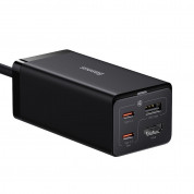 Baseus GaN 5 Pro Wall Charger 67W (CCGP110201) - захранване за ел. мрежа за лаптопи, смартфони и таблети с USB-C и USB-A изходи, HDMI порт и USB-C към USB-C кабел (черен) 3