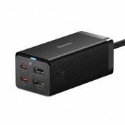 Baseus GaN 5 Pro Wall Charger 67W (CCGP110201) - захранване за ел. мрежа за лаптопи, смартфони и таблети с USB-C и USB-A изходи, HDMI порт и USB-C към USB-C кабел (черен) 1
