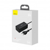 Baseus GaN 5 Pro Wall Charger 67W (CCGP110201) - захранване за ел. мрежа за лаптопи, смартфони и таблети с USB-C и USB-A изходи, HDMI порт и USB-C към USB-C кабел (черен) 10