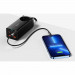Baseus GaN 3 Pro Charger Power Strip 100W (PSZM000401) - захранване за ел. мрежа за лаптопи, смартфони и таблети с AC, 2xUSB-A и 2xUSB-C изходи с технология за бързо зареждане и USB-C кабел (черен) 9