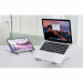 Orico Portable Aluminum Folding Laptop Stand (PFB-A2-SV-BP) - преносима алуминиева сгъваема поставка за MacBook и лаптопи до 16 инча (сребриста) 10
