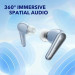 Anker Soundcore Liberty 4 TWS Noise-Cancelling Earbuds - безжични блутут слушалки със зареждащ кейс за мобилни устройства (светлосин) 2