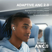 Anker Soundcore Liberty 4 NC TWS Noise-Cancelling Earbuds - безжични блутут слушалки със зареждащ кейс за мобилни устройства (бял)  4
