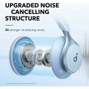 Anker Soundcore Space One Adaptive Active Noise Cancelling Headphones - безжични слушалки с активна изолация на околния шум (син)  3