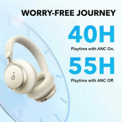 Anker Soundcore Space One Adaptive Active Noise Cancelling Headphone (latte cream) 4