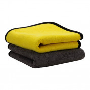 HOTO Car Wash Accessories Set (PVC folding bucket, car sponge and towel) 2