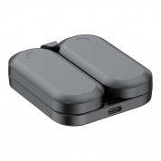 Budi 3-in-1 Wireless Charger 15W - сгъваема тройна поставка (пад) за безжично зареждане за iPhone, Apple Watch, AirPods и Qi съвместими мобилни устройства (черен) 3