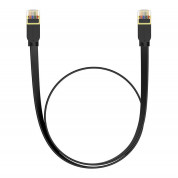 Baseus Flat Ethernet Patchcord Cable RJ45 Cat7 UTP 10Gbps (100 см) (черен) 6