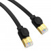 Baseus Flat Ethernet Patchcord Cable RJ45 Cat7 UTP 10Gbps (100 см) (черен) 3
