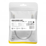 Baseus Flat Ethernet Patchcord Cable RJ45 Cat7 UTP 10Gbps (100 см) (черен) 8
