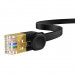 Baseus Flat Ethernet Patchcord Cable RJ45 Cat7 UTP 10Gbps (100 см) (черен) 5