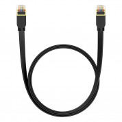 Baseus Flat Ethernet Patchcord Cable RJ45 Cat7 UTP 10Gbps (150 cm) (black) 5