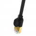 Baseus Flat Ethernet Patchcord Cable RJ45 Cat7 UTP 10Gbps (150 см) (черен) 3