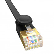 Baseus Flat Ethernet Patchcord Cable RJ45 Cat7 UTP 10Gbps (150 cm) (black) 4