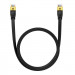 Baseus Flat Ethernet Patchcord Cable RJ45 Cat7 UTP 10Gbps (200 см) (черен) 2