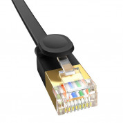 Baseus Round Ethernet Patchcord Cable RJ45 Cat7 UTP 10Gbps (100 см) (черен) 5