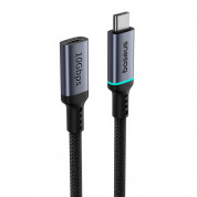 Baseus High Definition Extension Cable USB-C Male to Female 10Gbps - удължителен USB-C кабел (100 см) (черен)