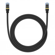 Baseus Braided Round Ethernet Patchcord Cable RJ45 Cat7 UTP 10Gbps (150 см) (черен) 1