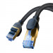 Baseus Braided Round Ethernet Patchcord Cable RJ45 Cat7 UTP 10Gbps (150 см) (черен) 6