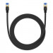 Baseus Braided Round Ethernet Patchcord Cable RJ45 Cat7 UTP 10Gbps (150 см) (черен) 3