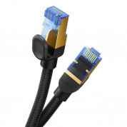 Baseus Braided Round Ethernet Patchcord Cable RJ45 Cat7 UTP 10Gbps (200 см) (черен) 6