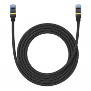 Baseus Braided Round Ethernet Patchcord Cable RJ45 Cat7 UTP 10Gbps (200 см) (черен) 1