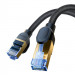 Baseus Braided Round Ethernet Patchcord Cable RJ45 Cat7 UTP 10Gbps (25 метра) (черен) 6