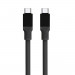 Tactical Fat Man USB-C to USB-C Cable 60W - здрав кабел с бързо зареждане за устройства с USB-C порт (100 см) (сив) 1