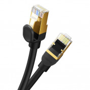 Baseus Round Ethernet Patchcord Cable RJ45 Cat8 UTP 40Gbps (100 см) (черен) 5
