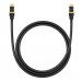 Baseus Round Ethernet Patchcord Cable RJ45 Cat8 UTP 40Gbps (100 см) (черен) 2