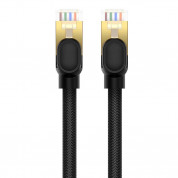 Baseus Round Ethernet Patchcord Cable RJ45 Cat8 UTP 40Gbps (100 см) (черен) 3